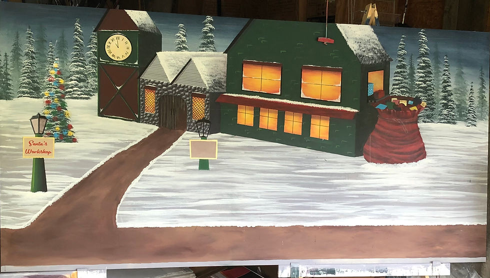 North Pole Mural