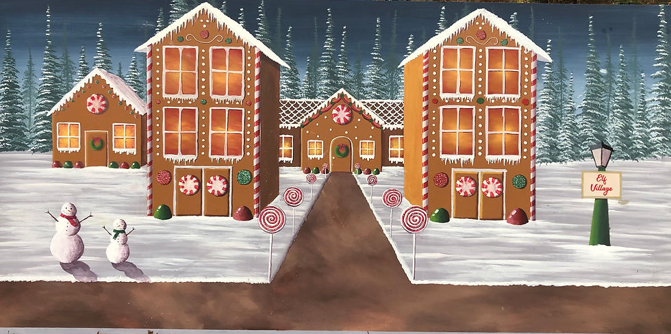 North Pole Mural
