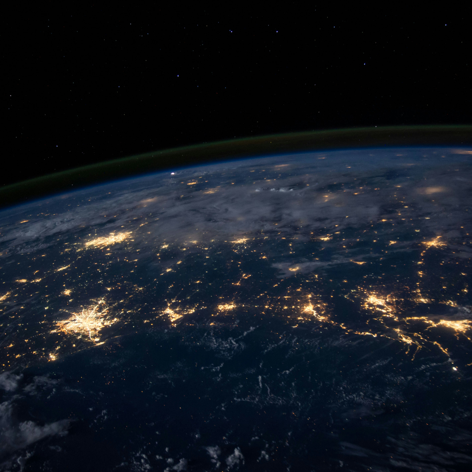Planet Earth from space, NASA image featured on the original PocketSage website