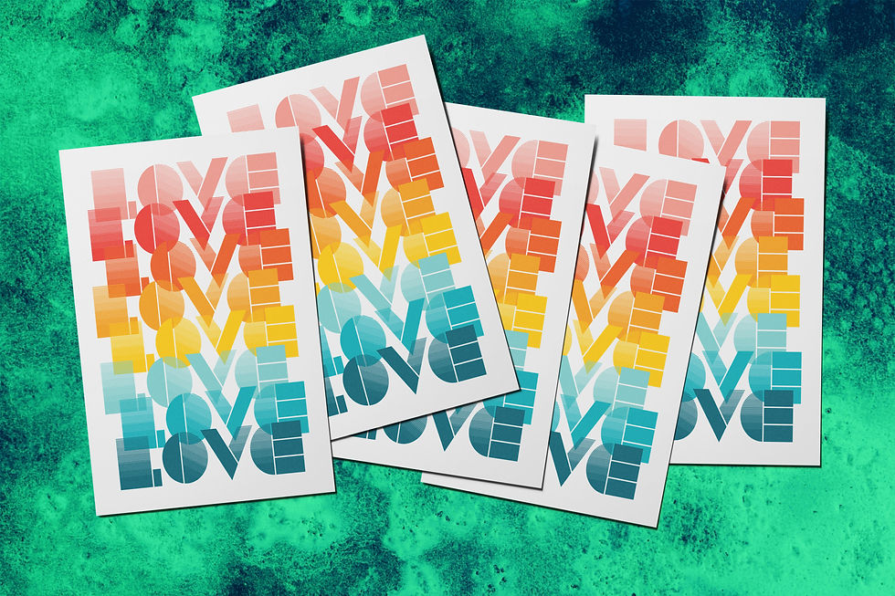 Thumbnail: Love is Love is Love Mini Print