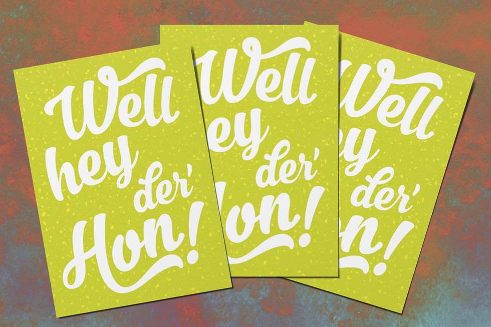 Thumbnail: Hey Der' Hon 5x7 Mini Print
