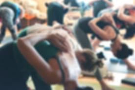 Practicing Yoga