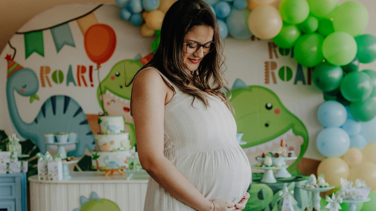 Brunch spread with mini quiches, waffle station and fresh fruit towers
