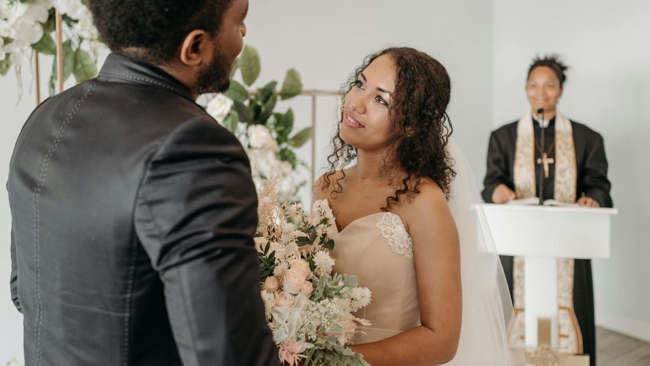 Professional catering staff serving hors d’oeuvres at a reception