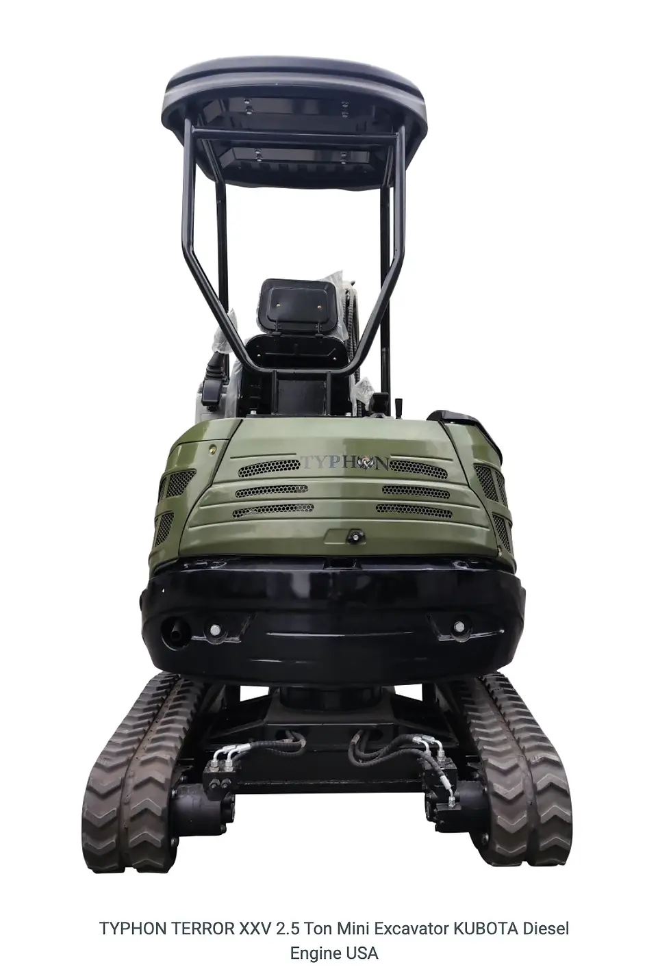 Thumbnail: Free Ship TYPHON TERROR XXV 2.5 Ton Mini Excavator KUBOTA D1105 Diesel Engine