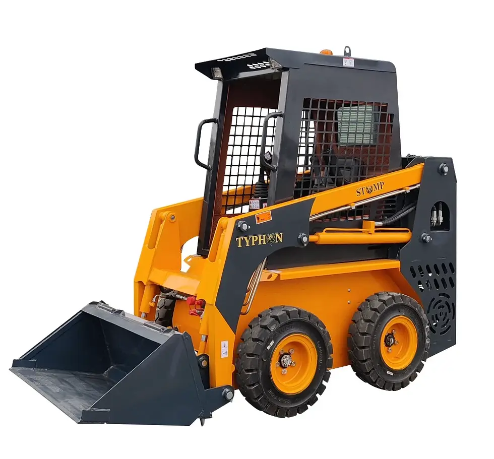 Thumbnail: TYPHON STOMP Mini Skid Steer Gas EPA Engine USA