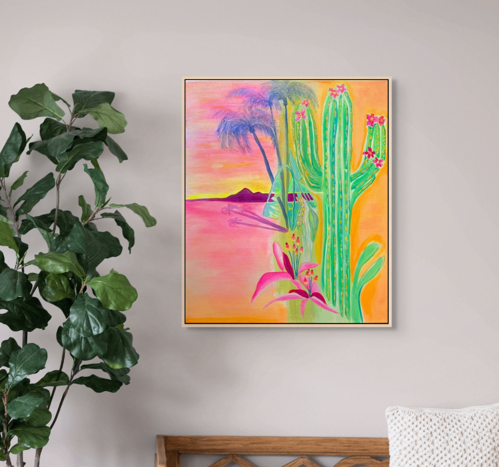 'Mirage Over Malabar' 51.4cm x 61cm