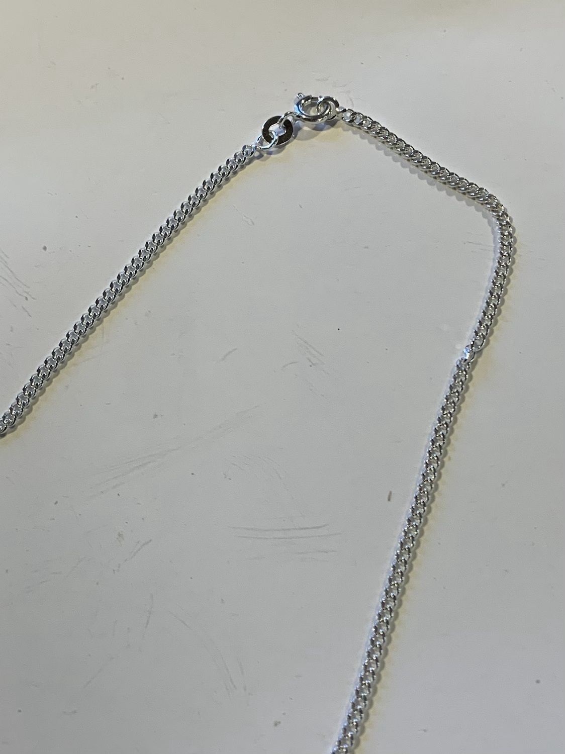 Panzerkette Silber 925 / 70cm