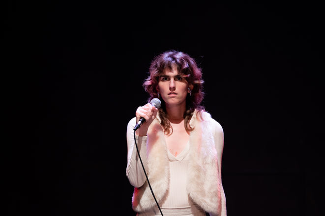 Silkworm performs in “Bacchae Before” (2021) 

Photo by Robbie Sweeny