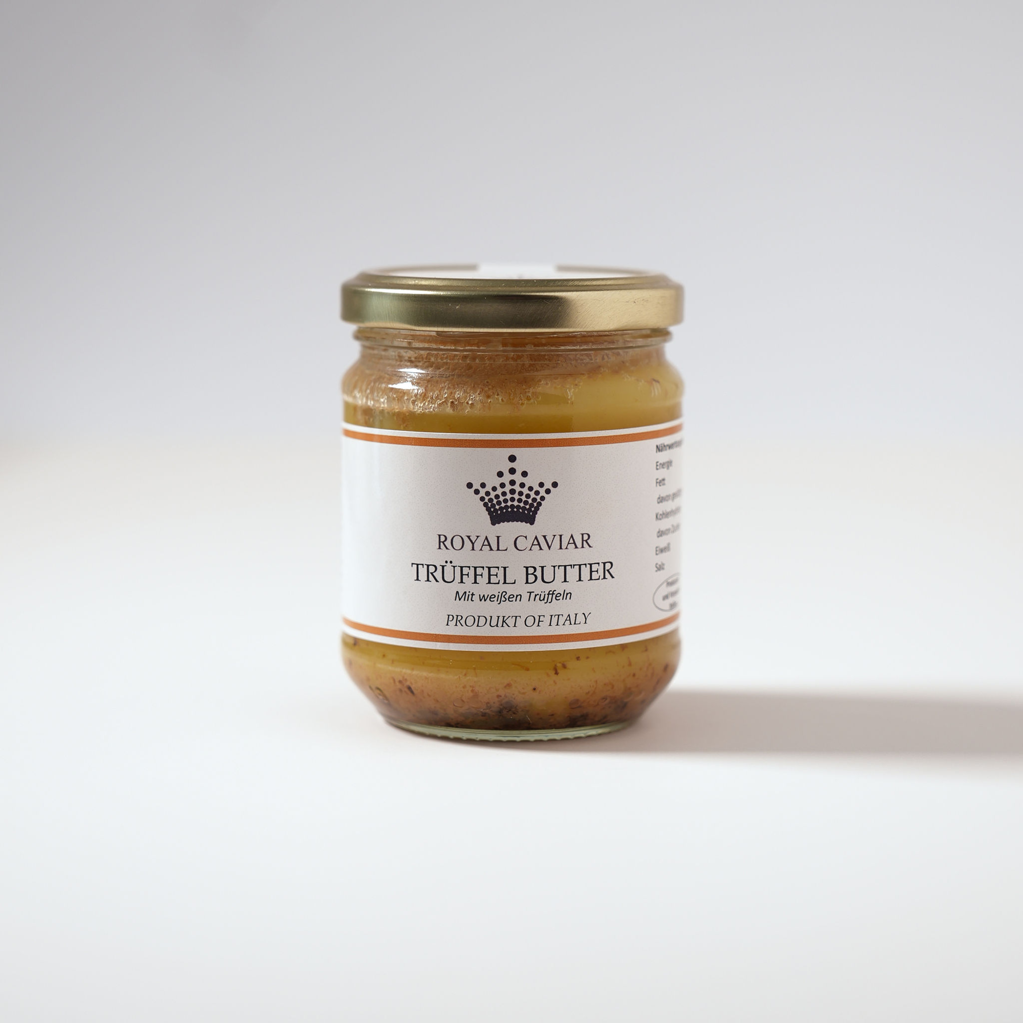 Trüffelbutter mit 6% weißen Trüffeln (160g Glas)