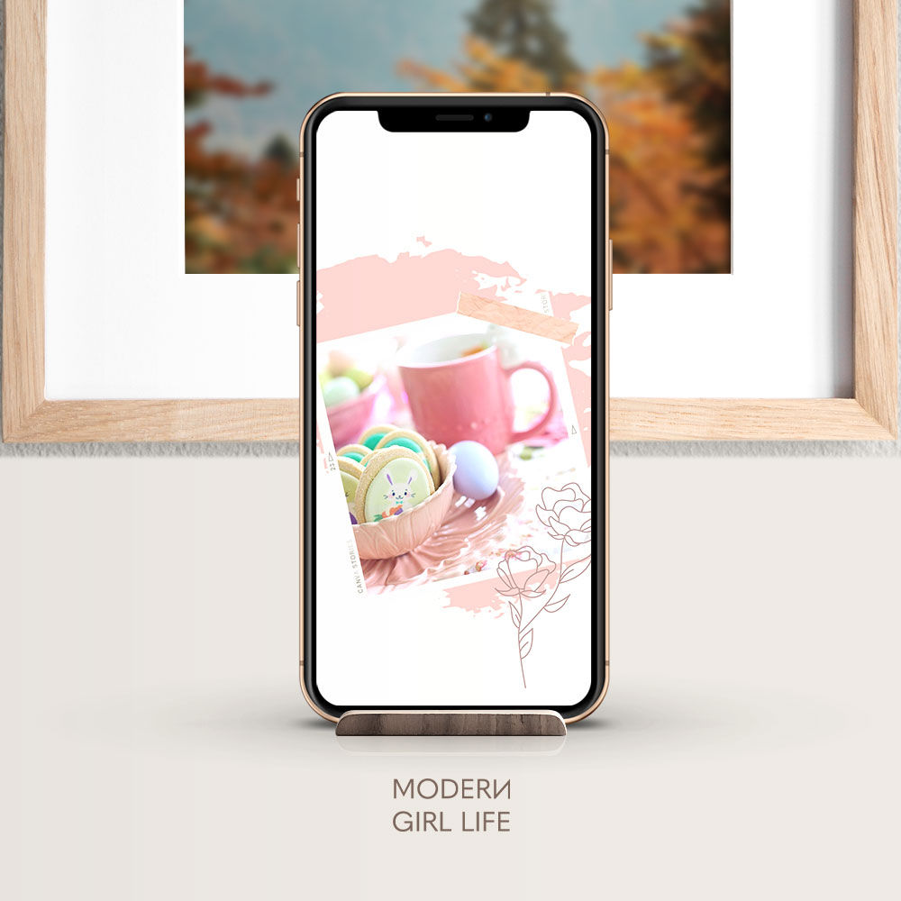 Cute Tea Time Phone Wallpaper