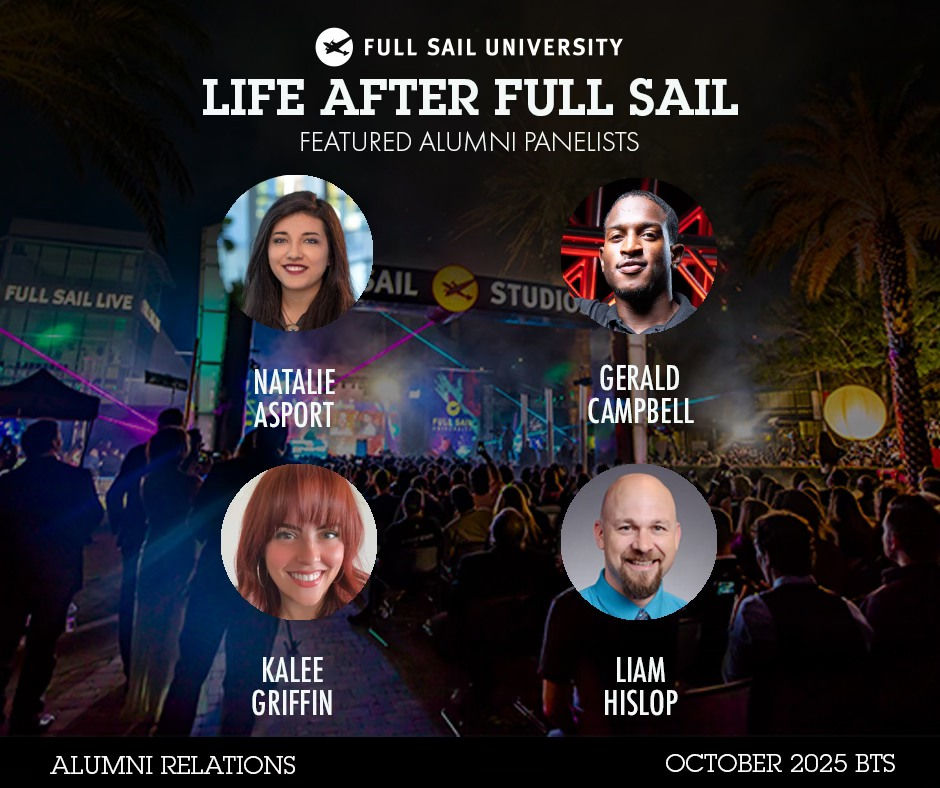 From Studio to Stage: Gerald of Nova Sound Joins Full Sail Alumni Panel
