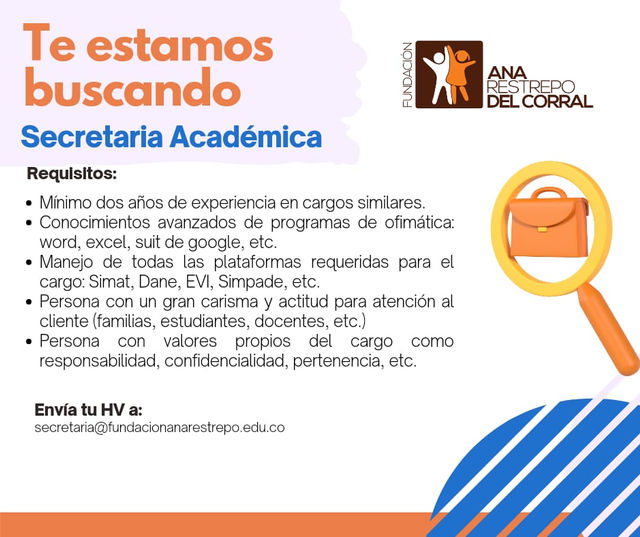 Vacante Secretarìa Académica