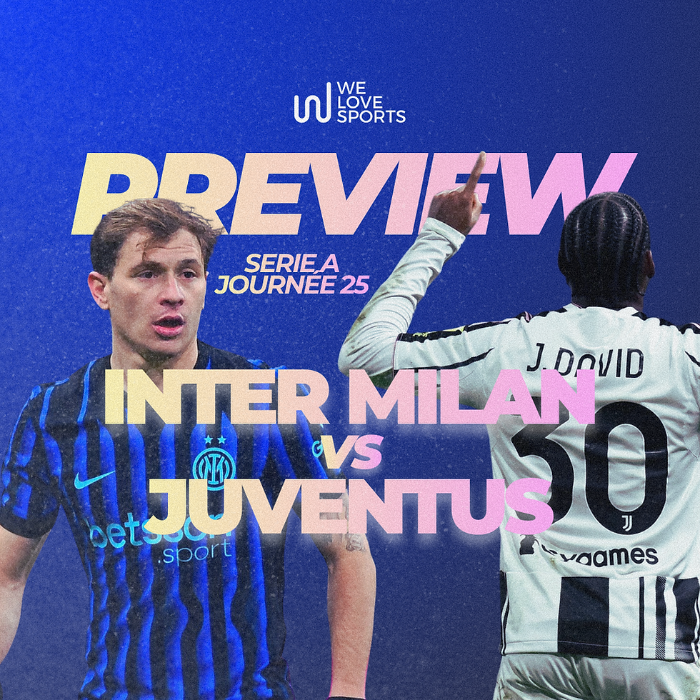 PREVIEW - INTER MILAN vs JUVENTUS - SERIE A JOURNÉE 25
