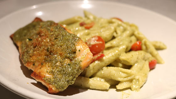 Pesto Cream Salmon
