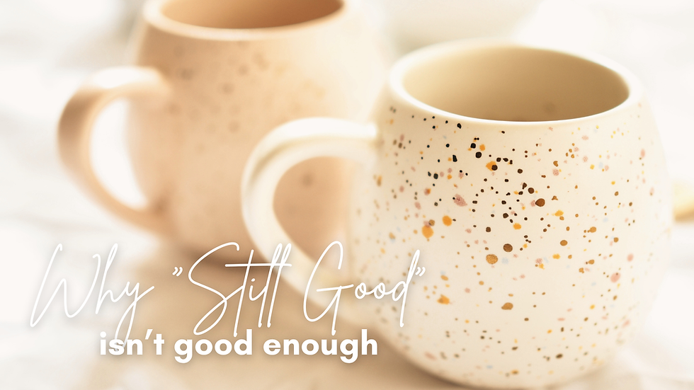 Letting Go of Clutter That is "Still Good"