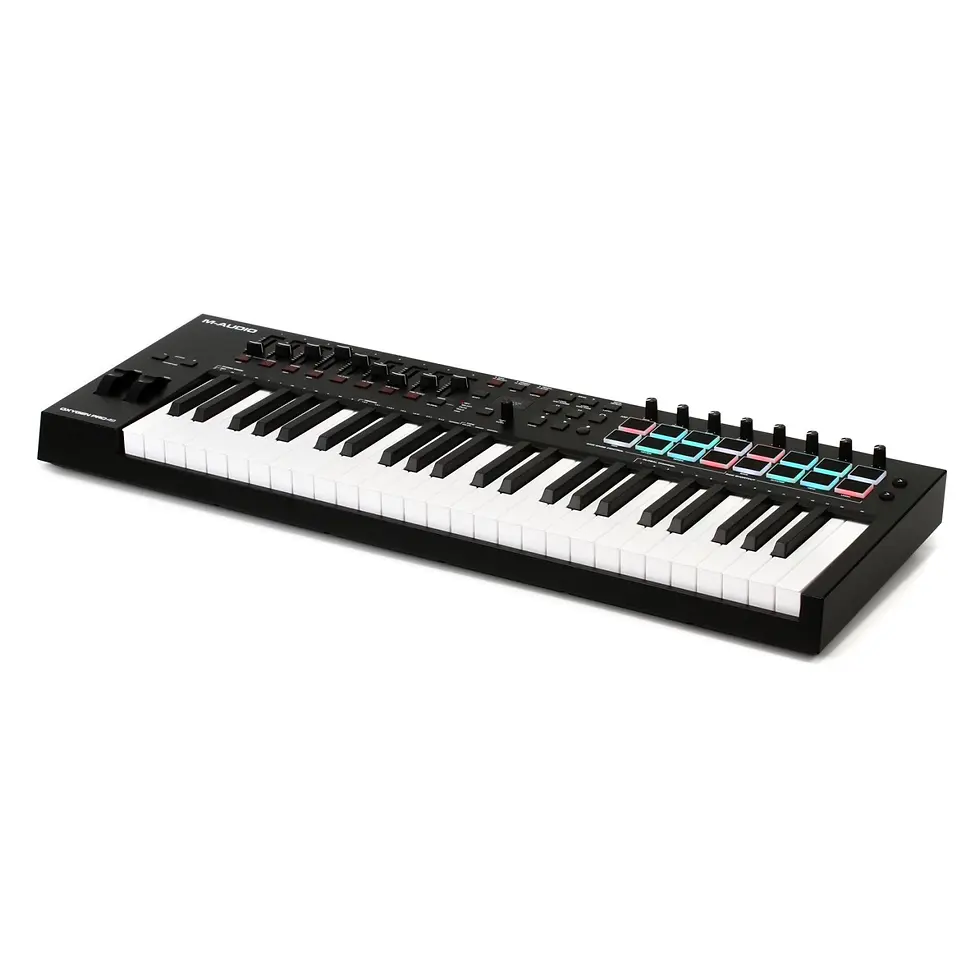 Miniatura: Controlador MIDI profesional M-Audio Oxygen Pro 49