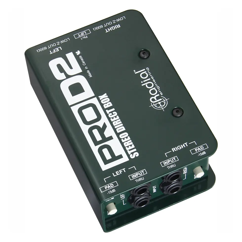 Miniatura: caja directa estéreo para escenario Radial PRO D2