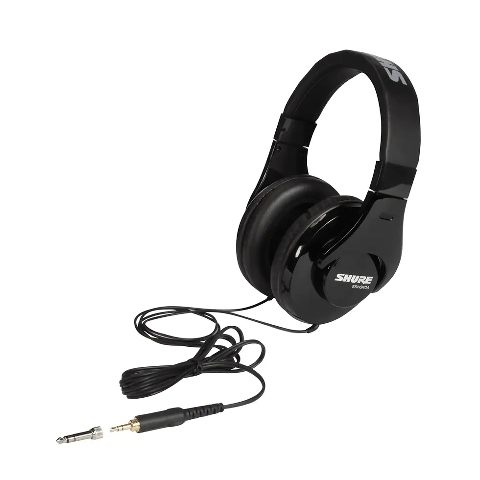 Miniatura: Audífonos cerrados para estudio Shure SRH240A