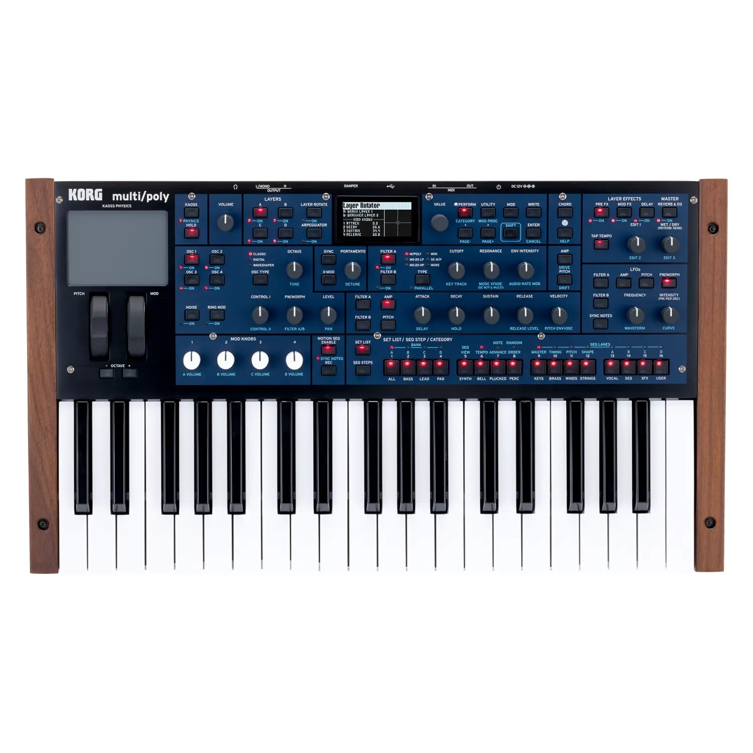 KORG multi/poly Sintetizador de Modelado Analógico