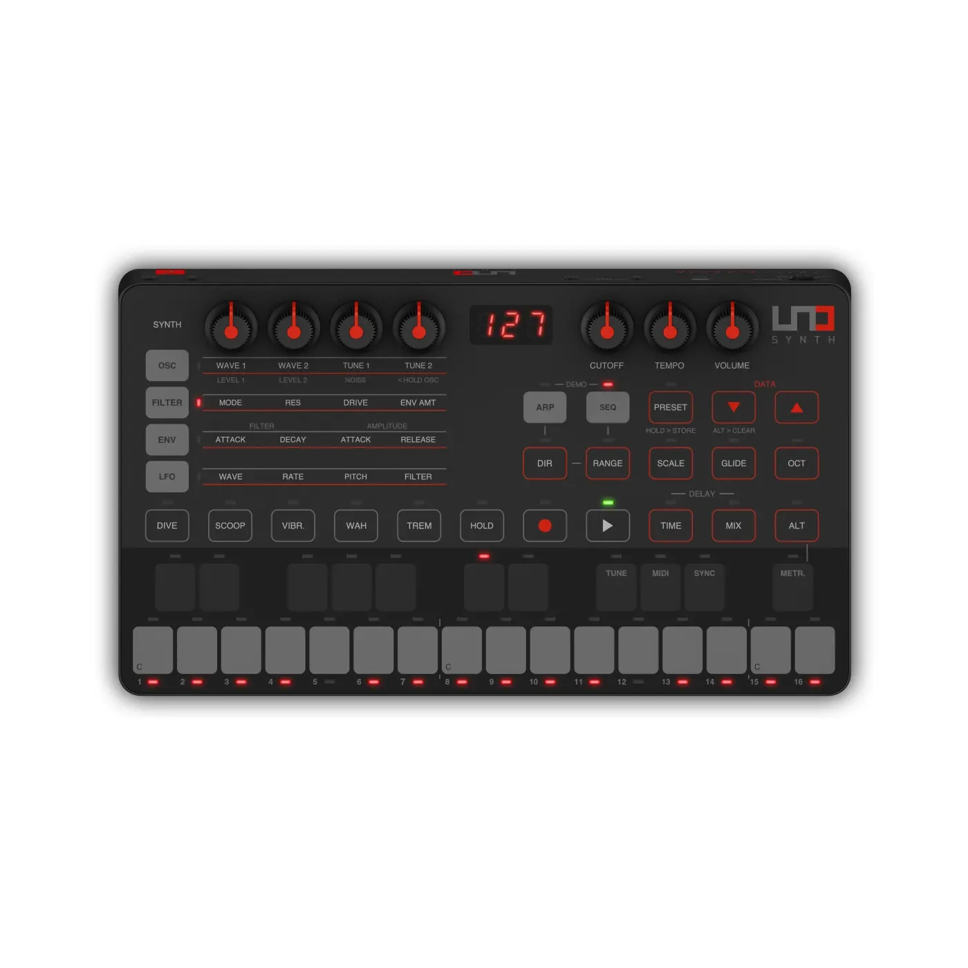 Sintetizador analógico IK UNO Synth