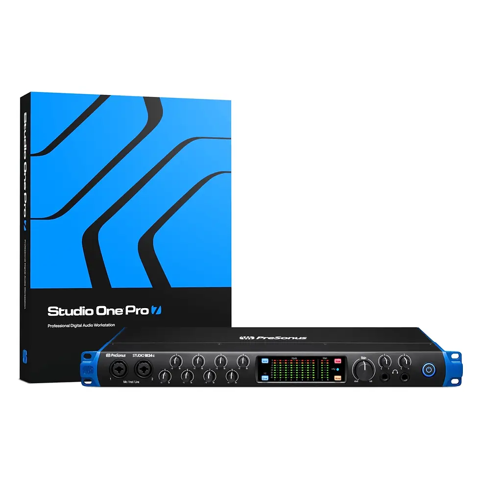 Miniatura: tarjeta de sonido con software PreSonus Studio 1824c