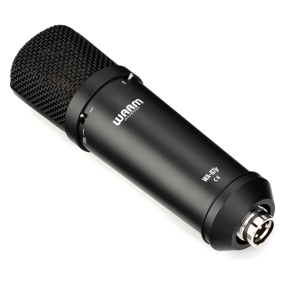 Miniatura: Micrófono de Condensador para estudio de grabación Warm Audio WA-87jr Negro