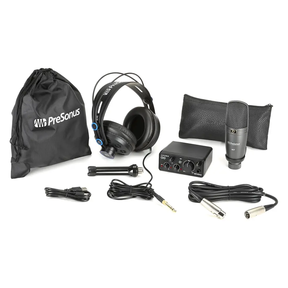 Miniatura: combo de grabación PreSonus AudioBox GO Creator Bundle