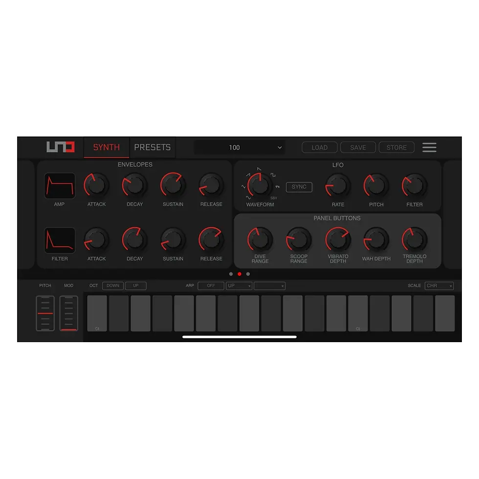 Miniatura: Sintetizador miniatura analógico IK UNO Synth