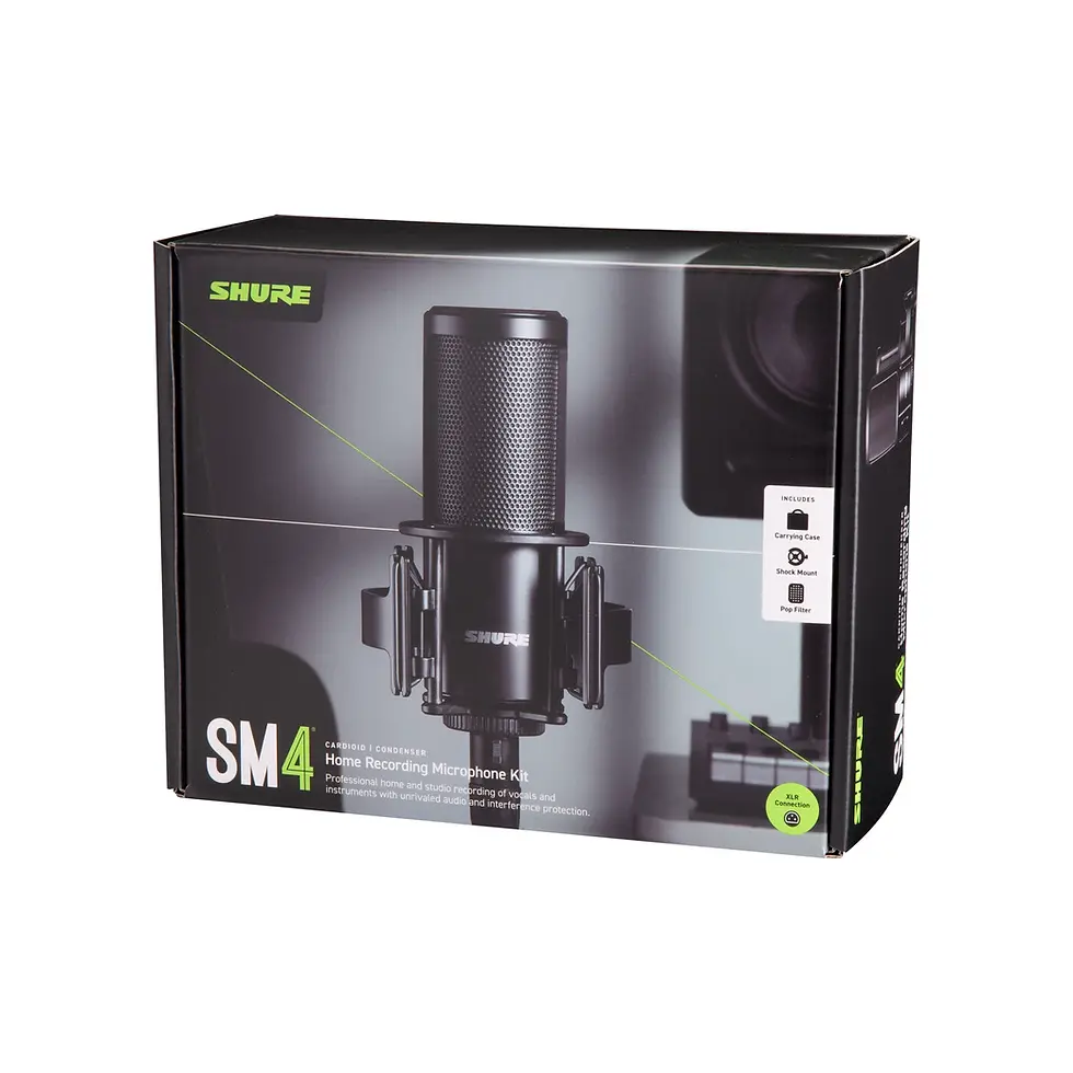 Miniatura: micrófono de condensador cardioide Shure SM4 KIT