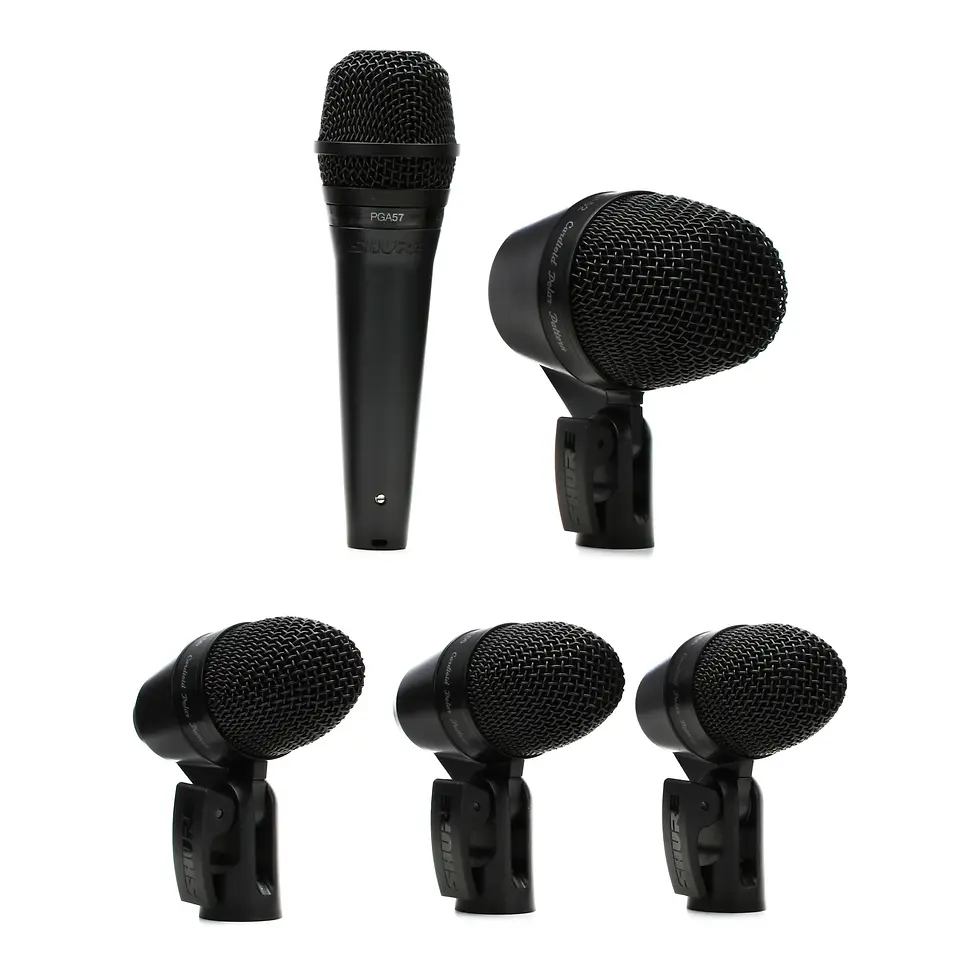 Miniatura: Kit de micrófonos para batería Shure PGADRUMKIT5