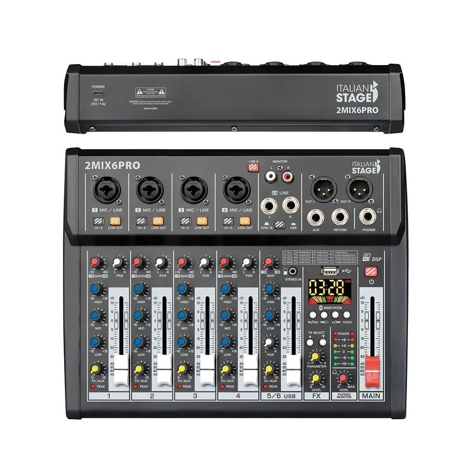 Miniatura: Consola análoga Italian Stage IS 2MIX6 PRO