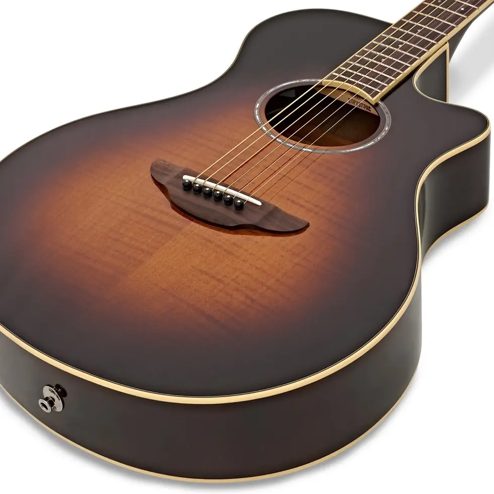 Miniatura: Guitarra electroacústica Yamaha APX600FM TBS