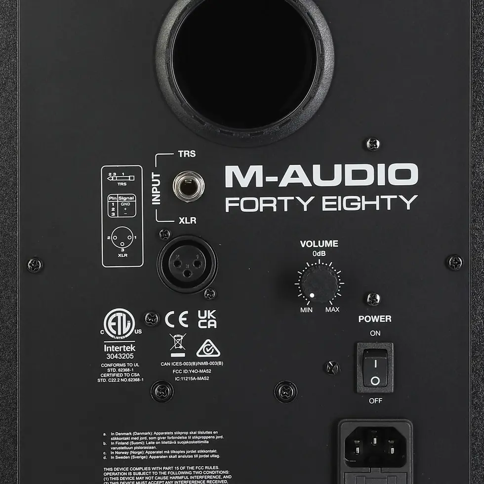 Miniatura: monitor de audio profesional bluetooth M-Audio Forty Eighty