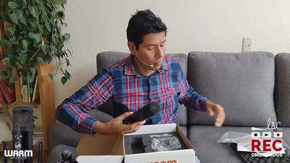 Miniatura: Reseña y open box micrófono WA-47jr negro Warm Audio