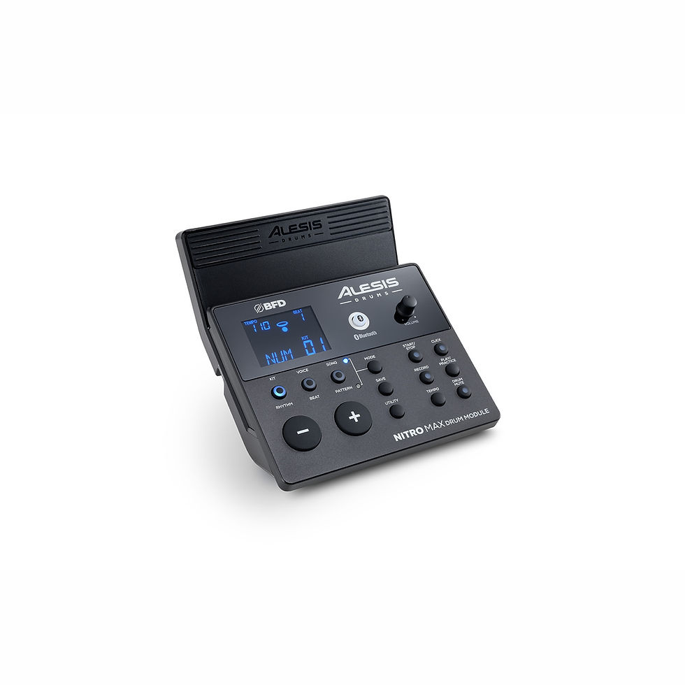 Miniatura: Alesis Nitro Max Kit Batería profesional eléctrica con parches de malla