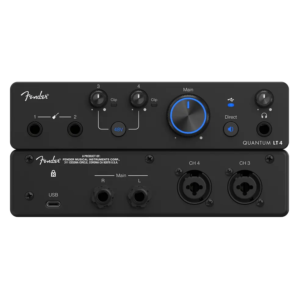 Miniatura: Tarjeta de Audio USB C Fender Quantum LT 4