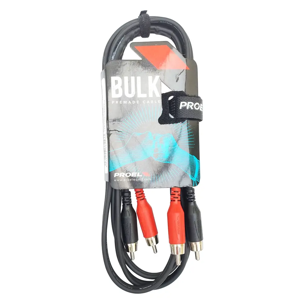 Proel BULK545LU18 Cable 2 RCA a 2 RCA Estéreo 1.8 m