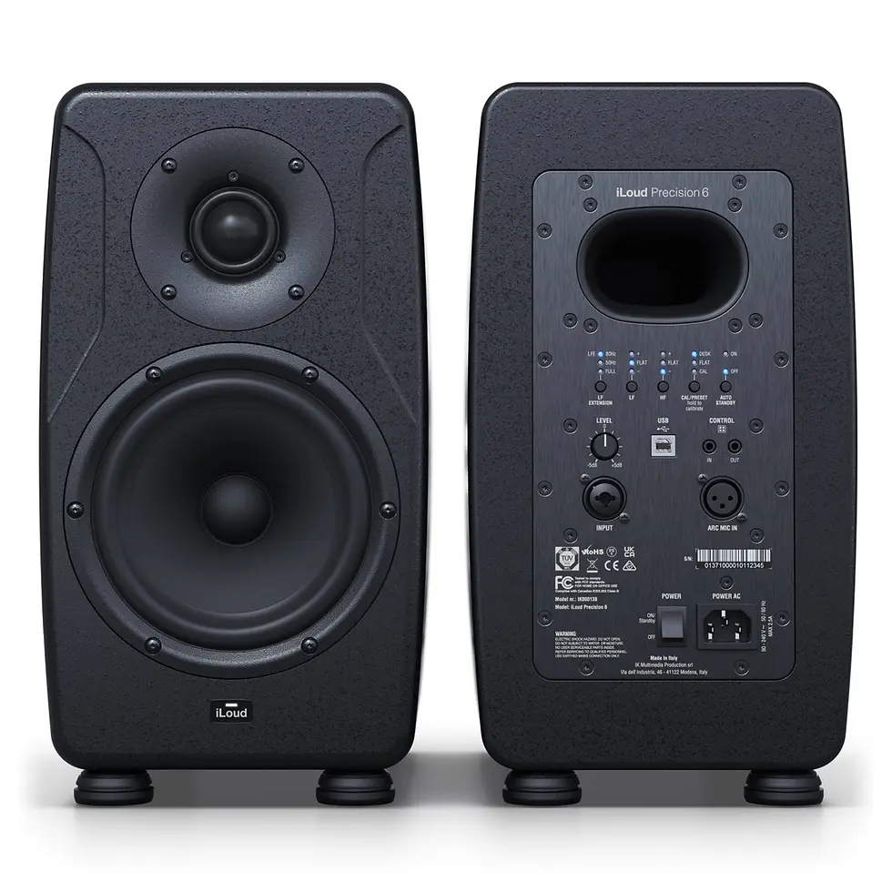 Miniatura: Monitor profesional con micrófono de calibración IK Multimedia iLoud Precision 6