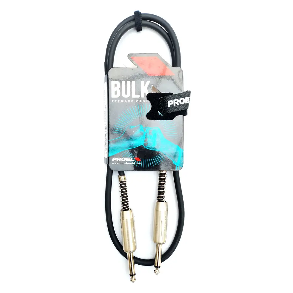 Cable 1 metro para guitarra Proel Bulk100LU1