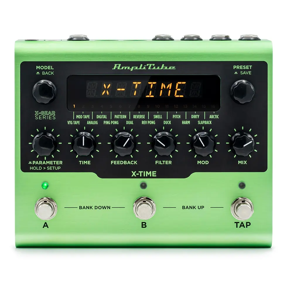 Pedal dalay profesional para guitarra AmpliTube X-TIME