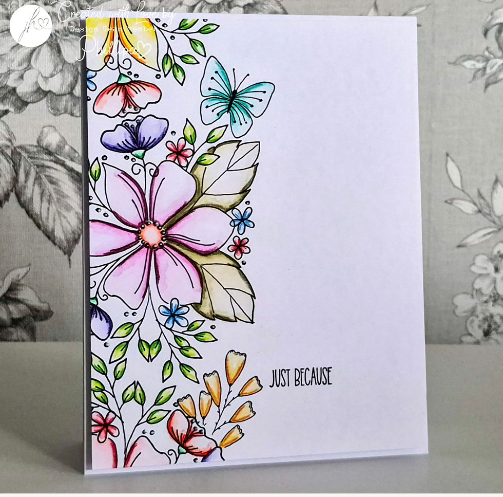 Thumbnail: Julie Hickey Designs -  NATURE’S GARDEN # 5 - A6 STAMP SET 