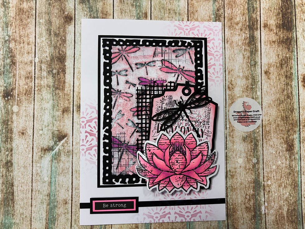 Thumbnail: STUDIO LIGHT-  DIE - DRAGONFLY DREAMS  BY HAZEL EATON - DRAGONFLY TAG