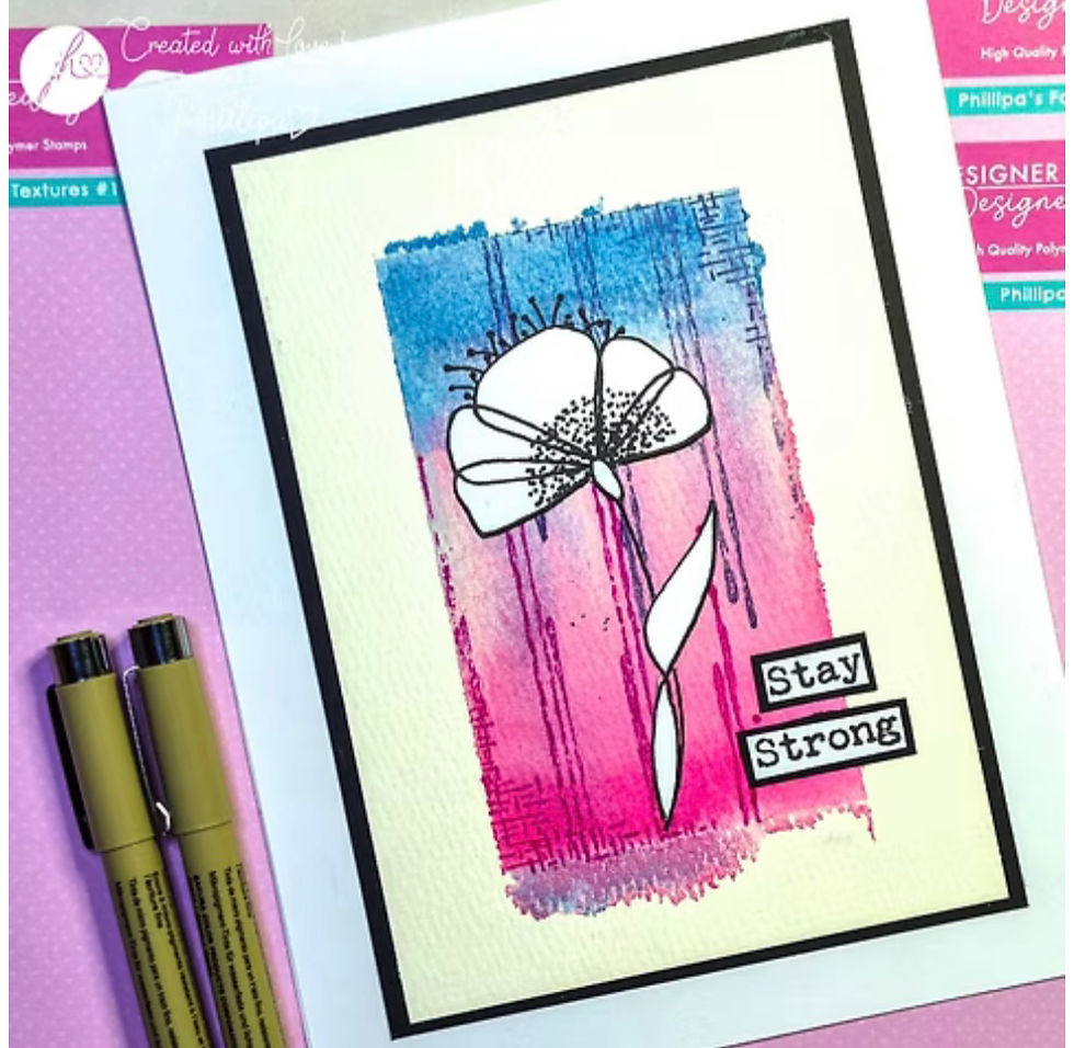 Thumbnail: Julie Hickey Designs -  DESIGNED BY HAZEL - TEXTURES #1 - A6 STAMP SET 