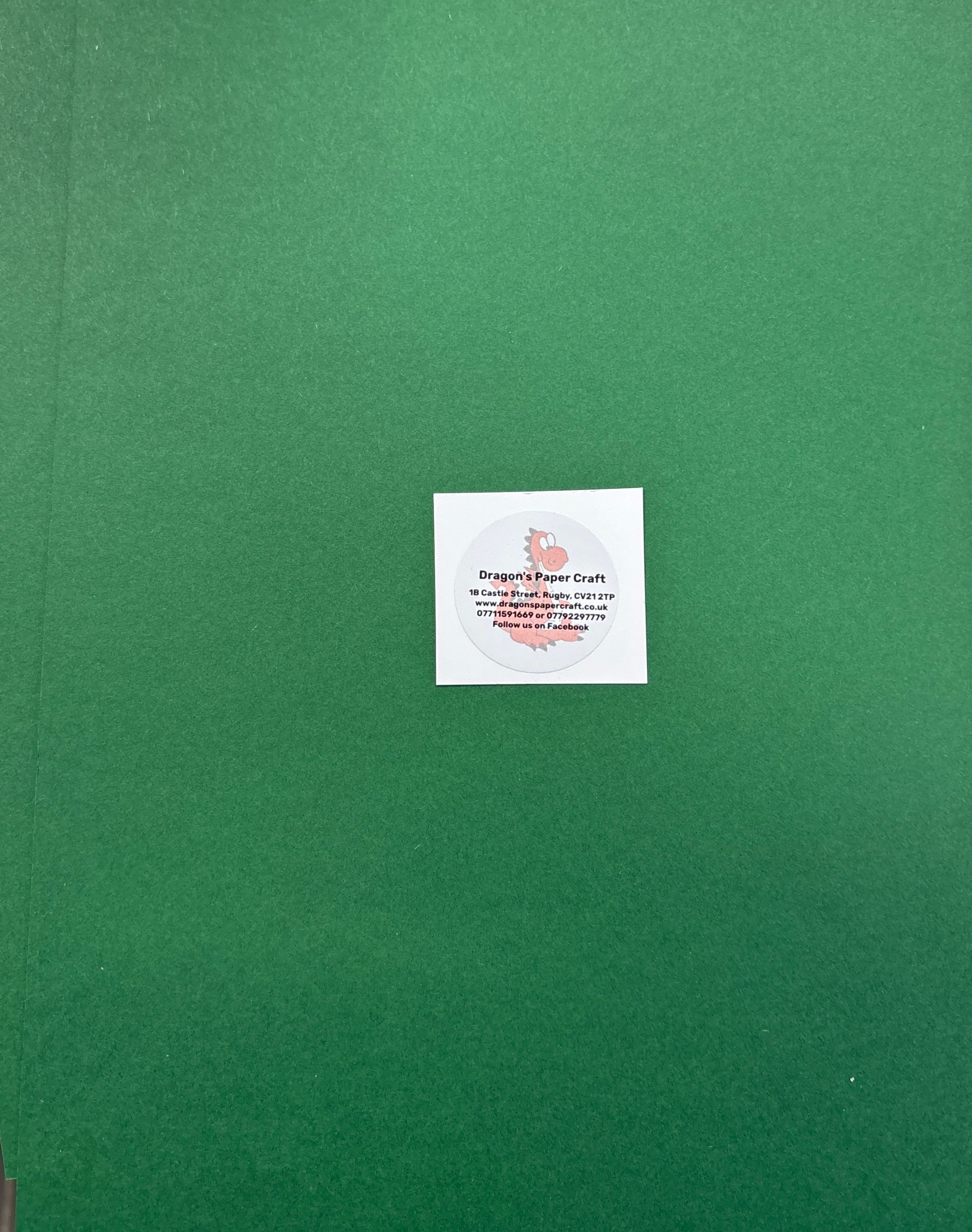 ESSENTIAL PLAIN CARD -  DARK GREEN - A4 - 10 SHEETS - 240gsm