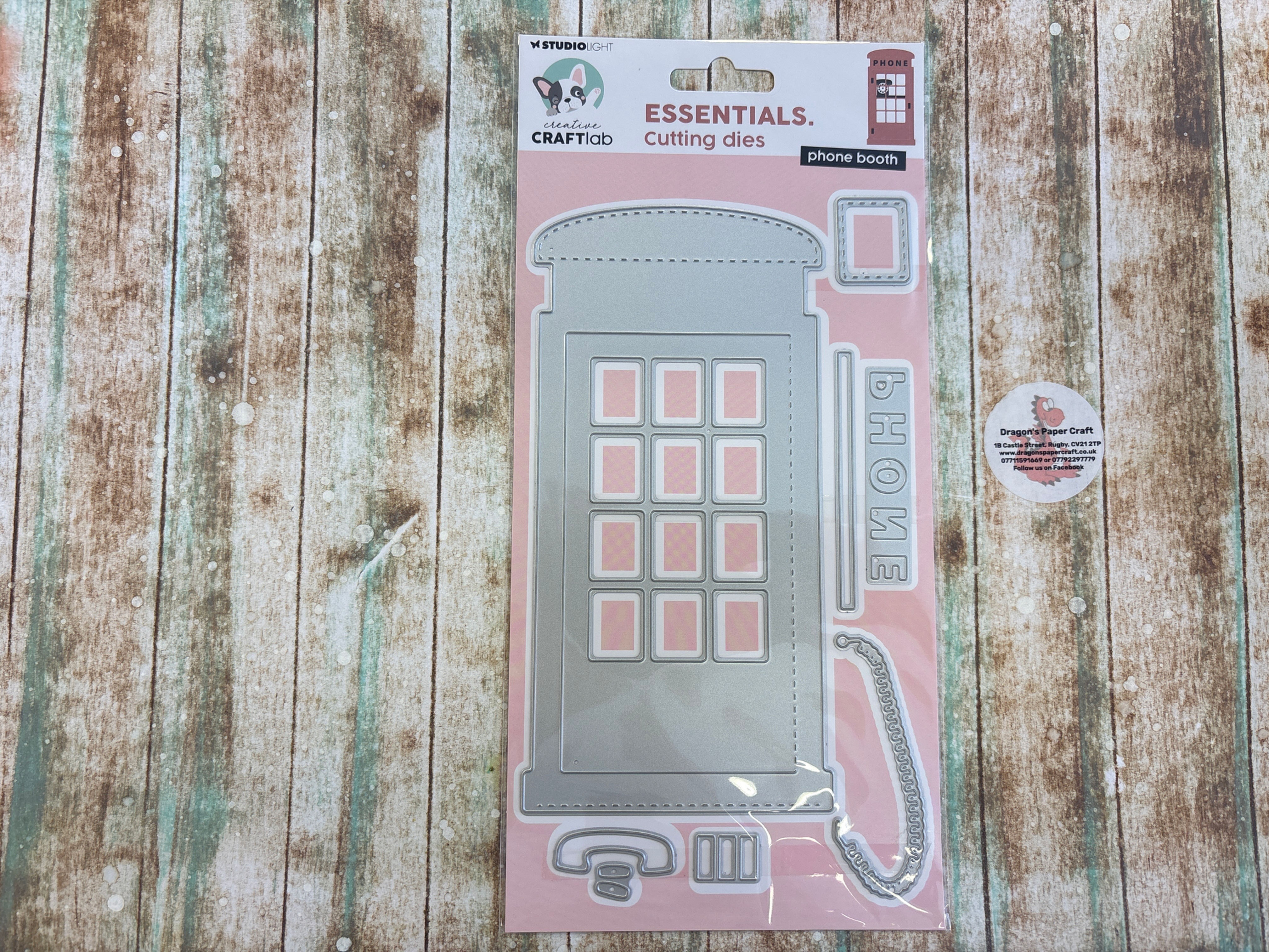 STUDIO LIGHT/ CREATIVE  CRAFTLAB DIES  - PHONE BOOTH