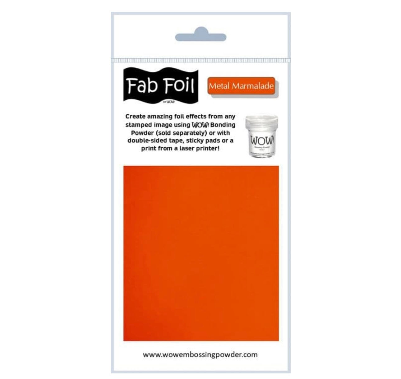 WOW FAB FOIL-  METAL MARMALADE  - 10cm x 1 metre 