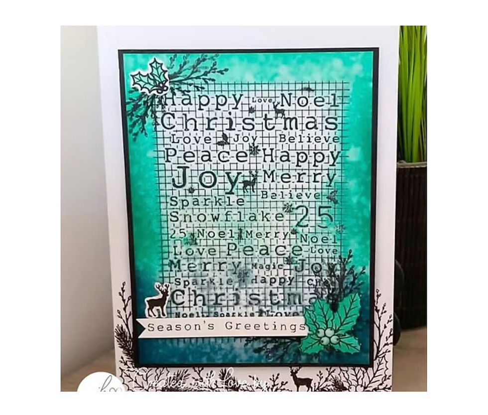 Thumbnail: Julie Hickey Designs-DESIGNER DUO CHRISTMAS - CHRISTMAS GREETINGS -A6 STAMP SET 