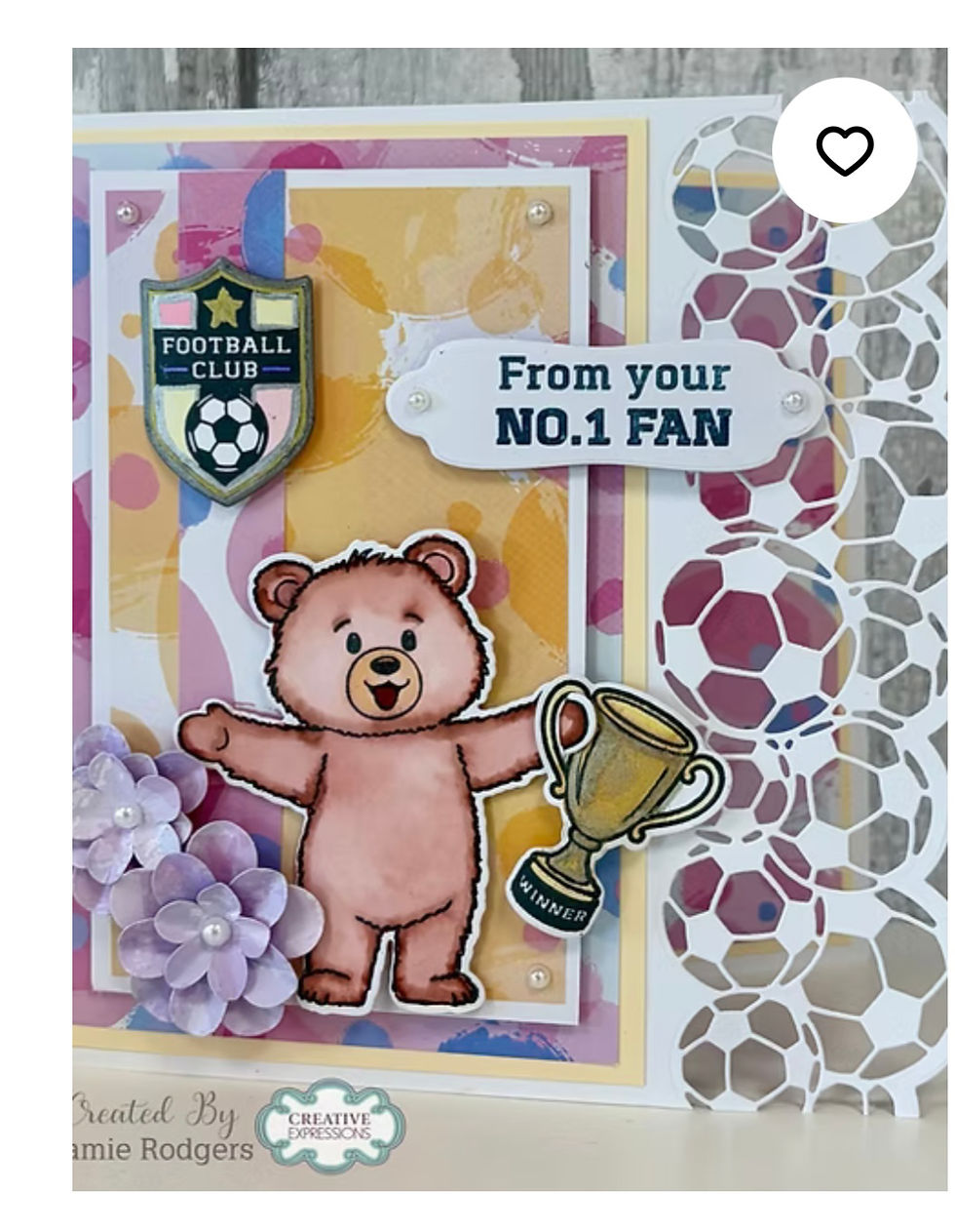 Thumbnail: JAMIE ROGERS CRAFTS - STAMPS & DIES - SPORTS COLLECTION  - TEDS TOURNAMENT 