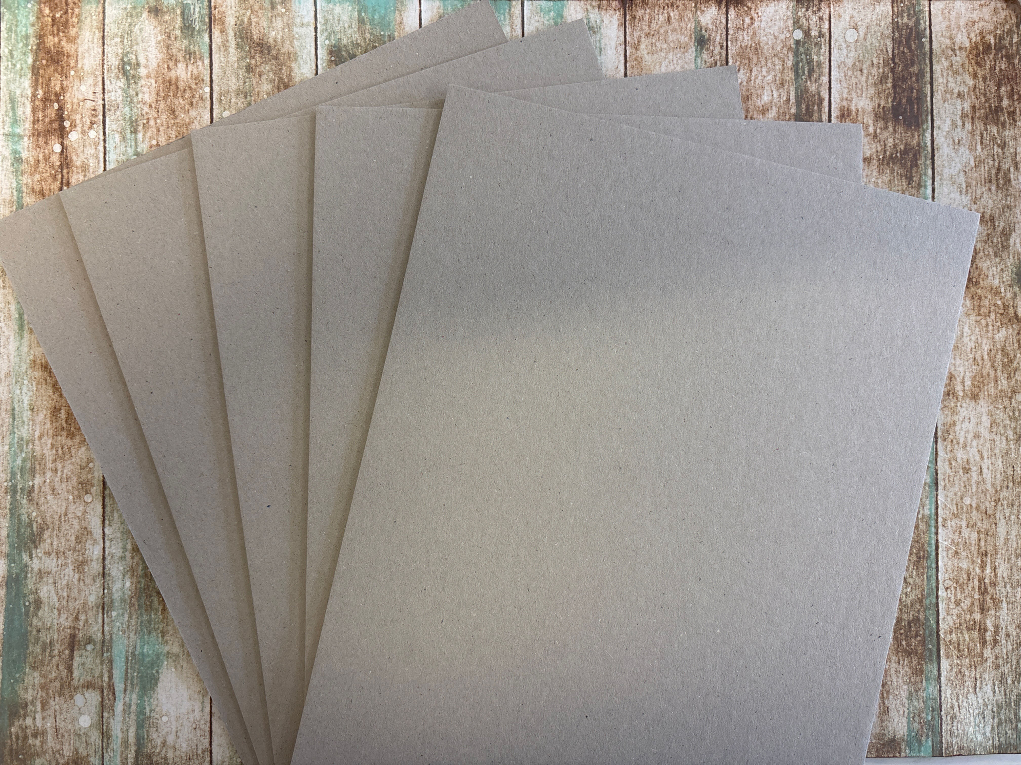 ESSENTIALS CARD - GREY BOARD - 5 SHEETS - A4